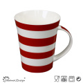 12oz Cerâmica New Bone China Mug com Decalque